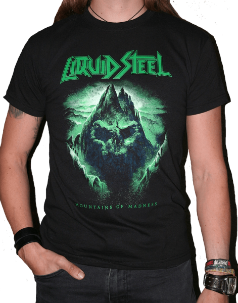 Shirt "Mountains Of Madness" black - Front
